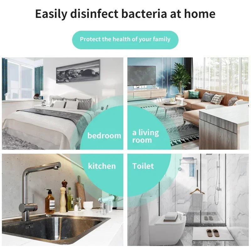 Nano Steam Gun Wireless Hair Care Nano Hydration Sprayer Portable USB Electric Spray Disinfection Gun For Garden Atomizer Tools