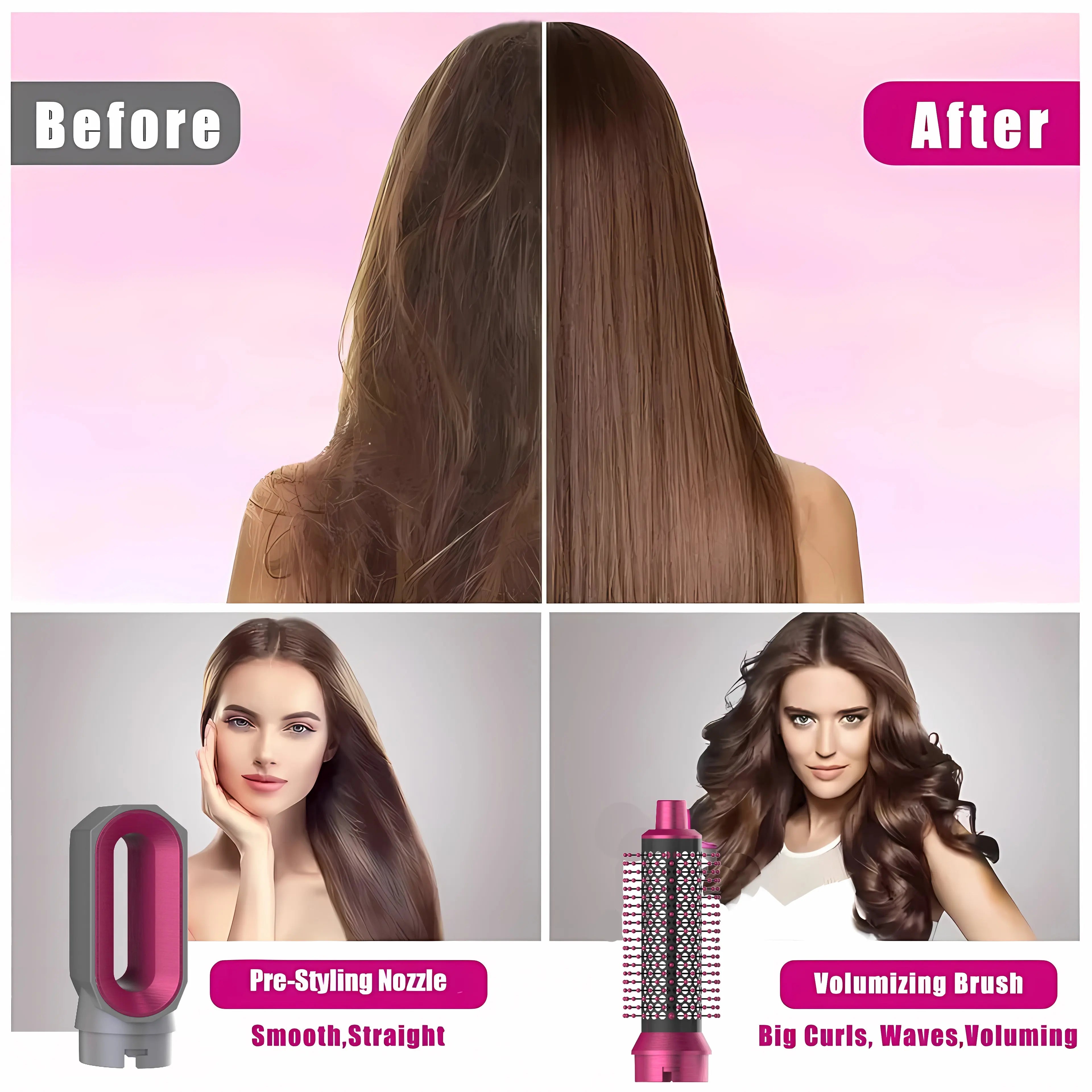 5-in-1 Hair Dryer & Styling Brush